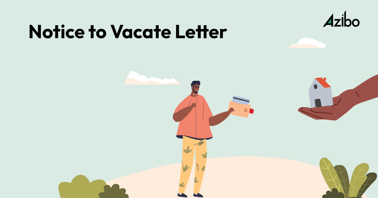 Writing a Notice to Vacate Letter A guide for landlords and tenants Azibo